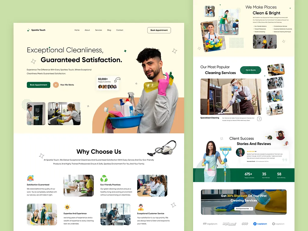 Website redesign example — TechForge Lomé